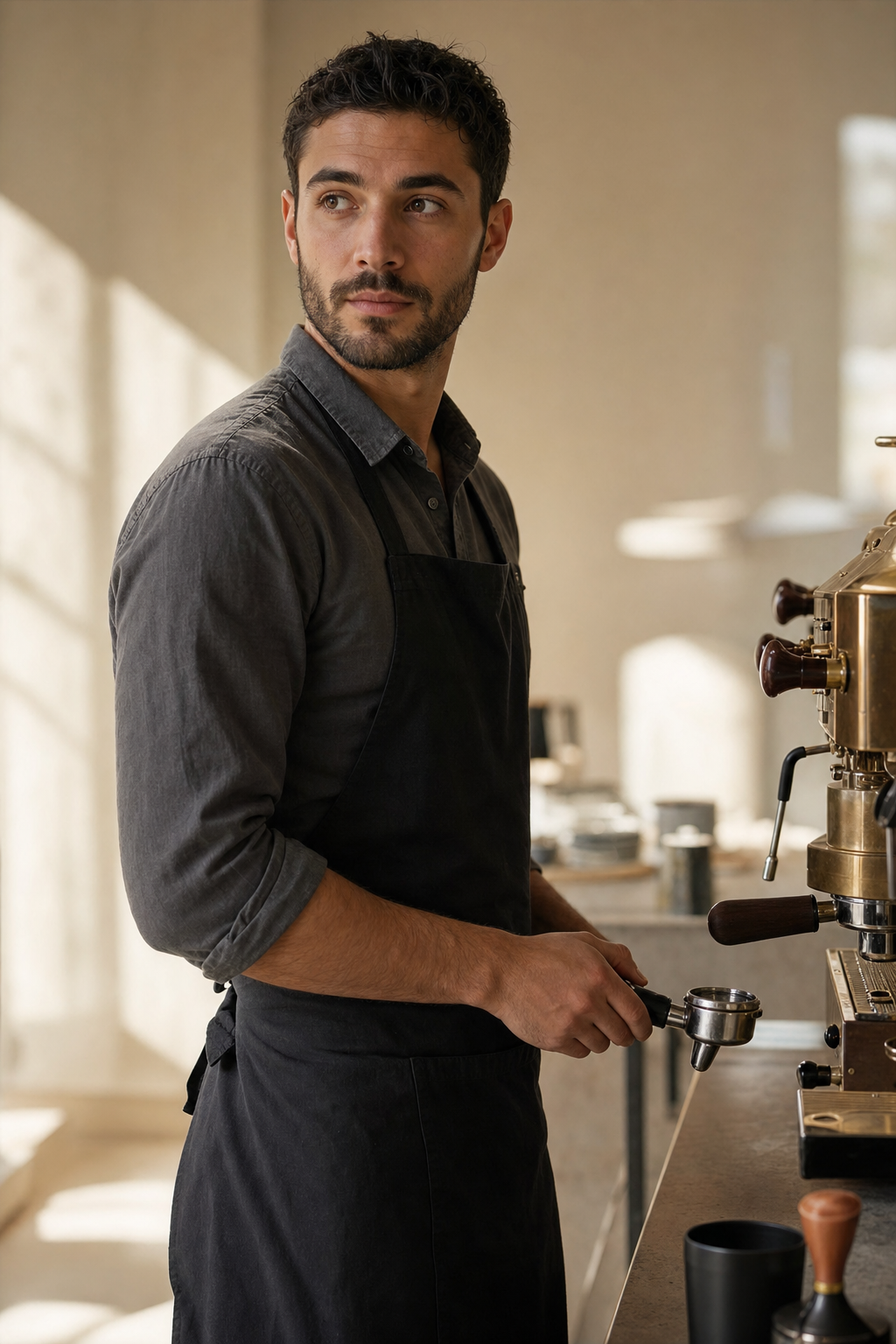 Joel Marchetti, Barista, mornings only